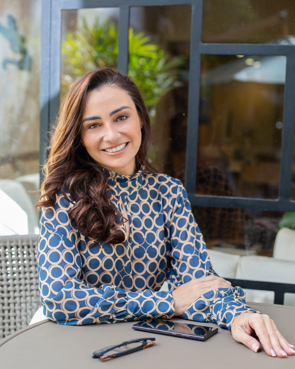 Retrato de Cristina Gravina, sócia-fundadora da Built Company